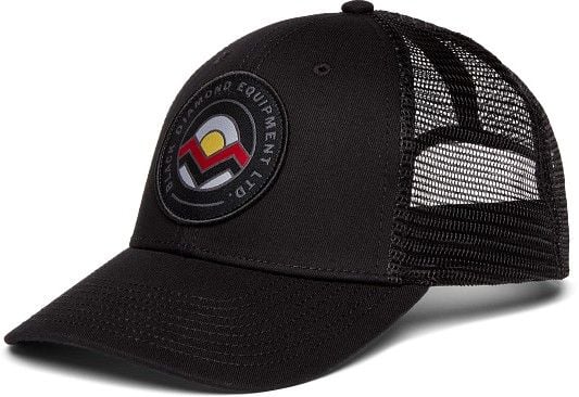 Black Diamond BD Low Profile Trucker Hat Black-Black