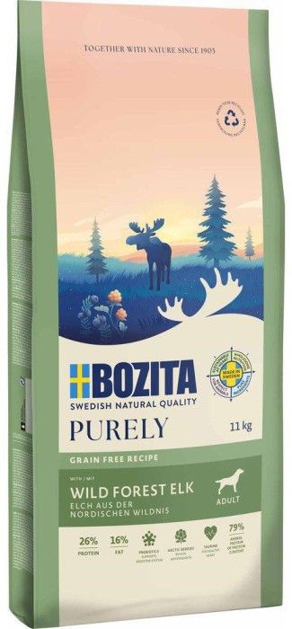 Bozita Dog Purely Adult Elk 11 kg