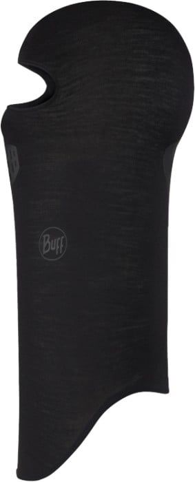 Buff Lightweight Merino Wool Balaclava Solid Black