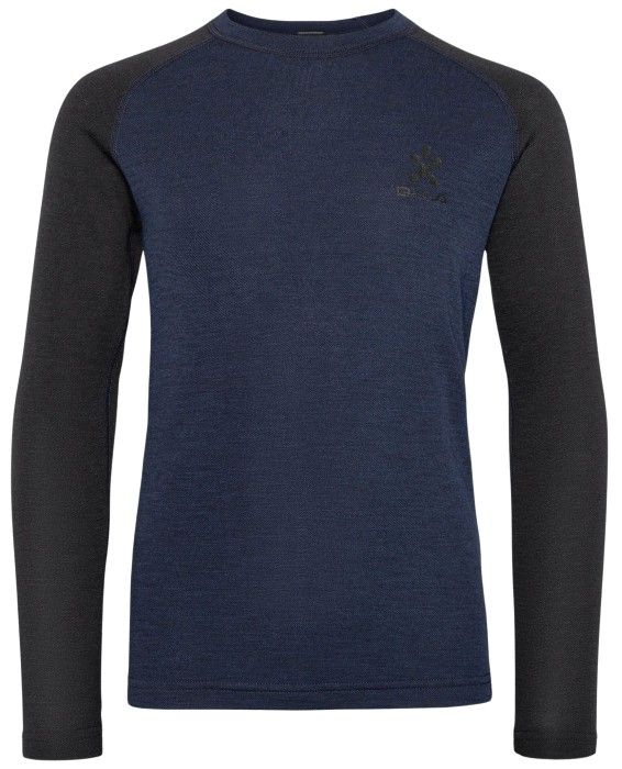 Bula Junior Norm Merino Wool Crew Navy