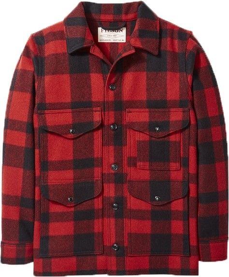 Filson M's Mackinaw Cruiser Red Black