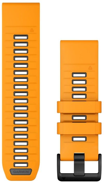 Garmin QuickFit® 26 Watch Bands Spark Orange/Graphite Silicone