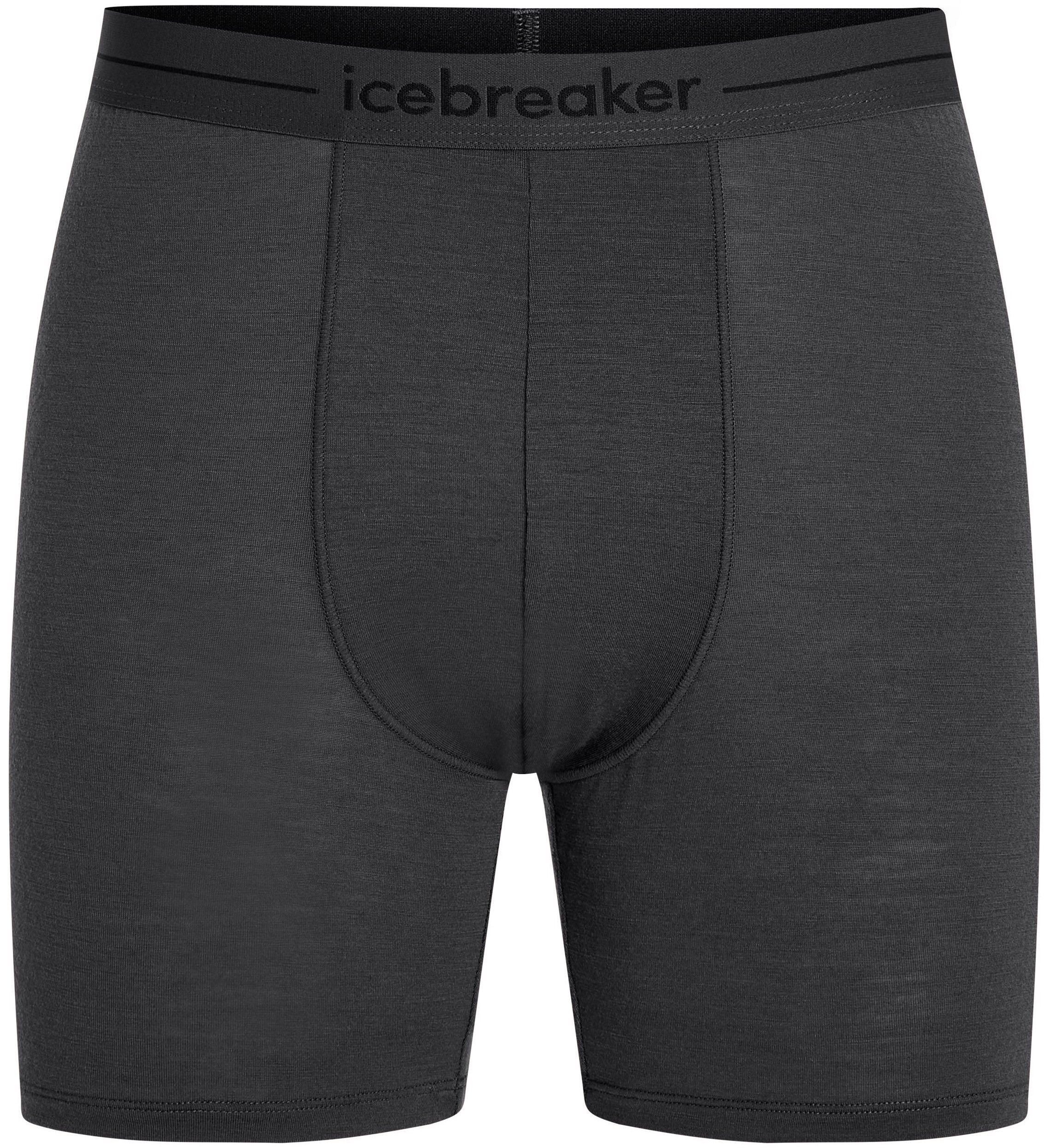 Icebreaker Anatomica Long Boxers bokserit, Black