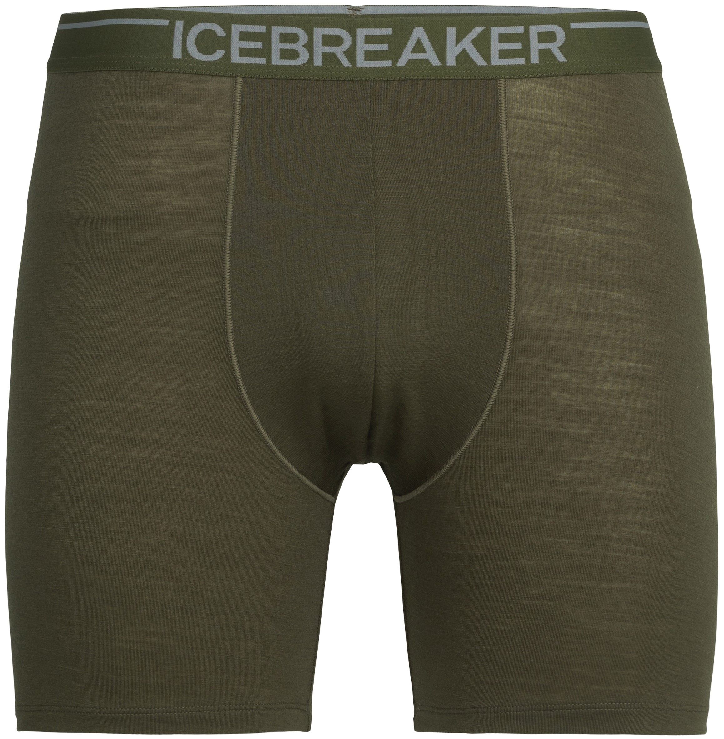 Icebreaker Anatomica Long Boxers merinobokserit, maastonvihreä