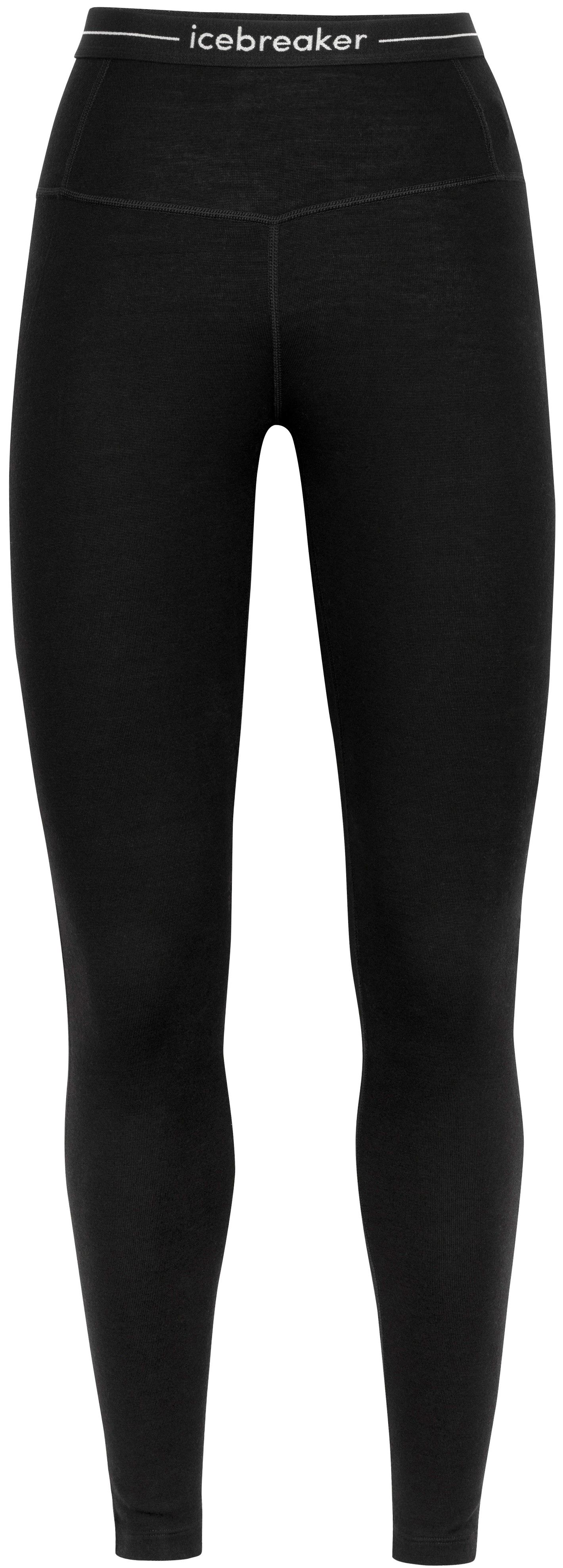 Icebreaker 260 Tech High Rise Leggings naisten kerrastohousut, musta