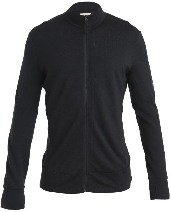 Icebreaker Ms Merino 260 Quantum IV LS Zip Black