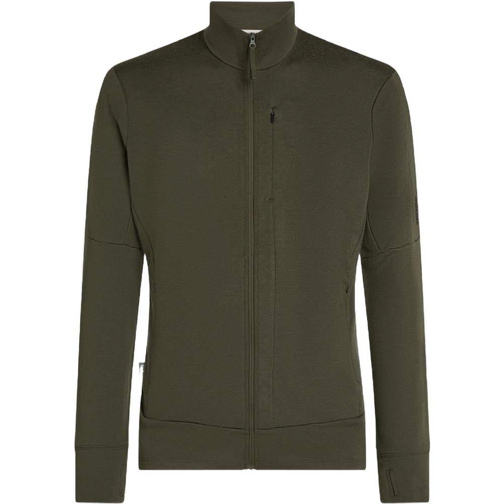 Icebreaker Ms Merino 260 Quantum Iv Ls Zip Dk Loden