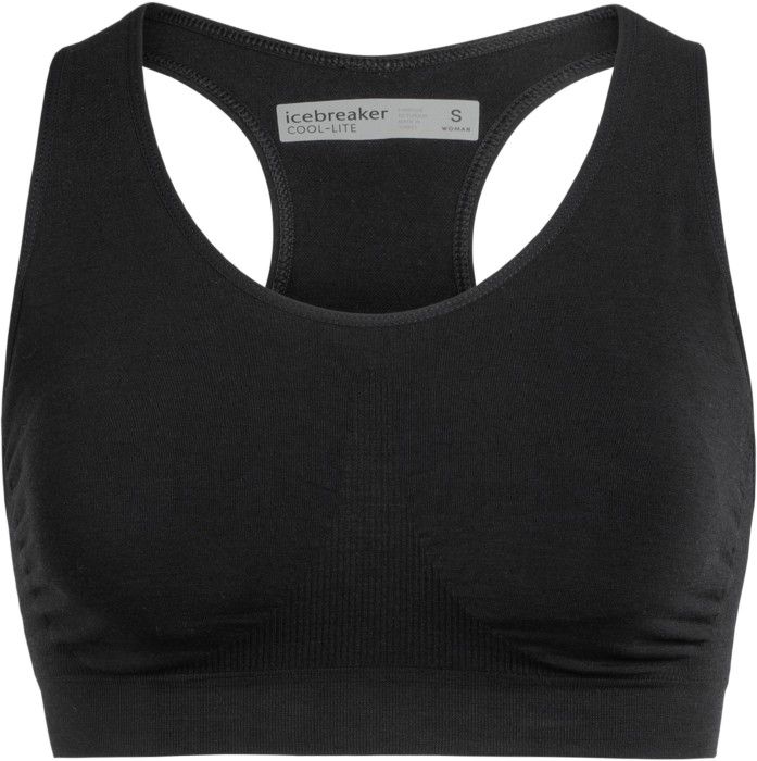 Icebreaker W's Anatomica Seamless Sport Bra Black