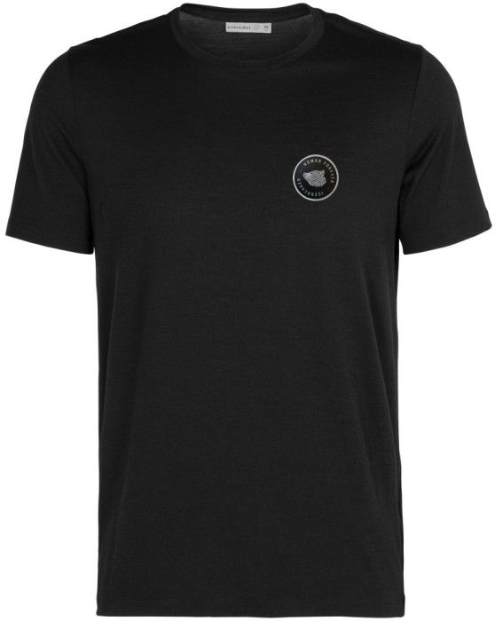 Icebreaker M's Tech Lite SS Crewe Nomad Forever Black