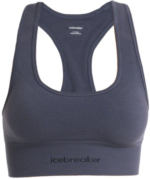Icebreaker W's Merino 260 Zoneknit Seamless Bra Graphite