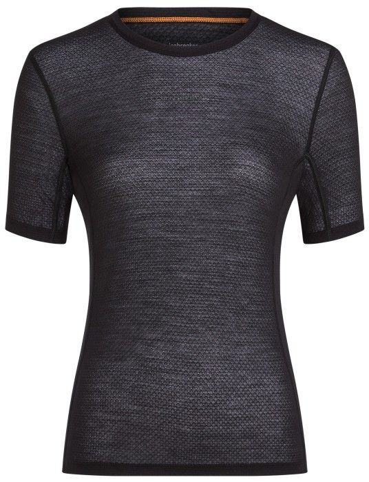 Icebreaker W's Mer 75 Cool-Lite Featherlight SS Crewe Black