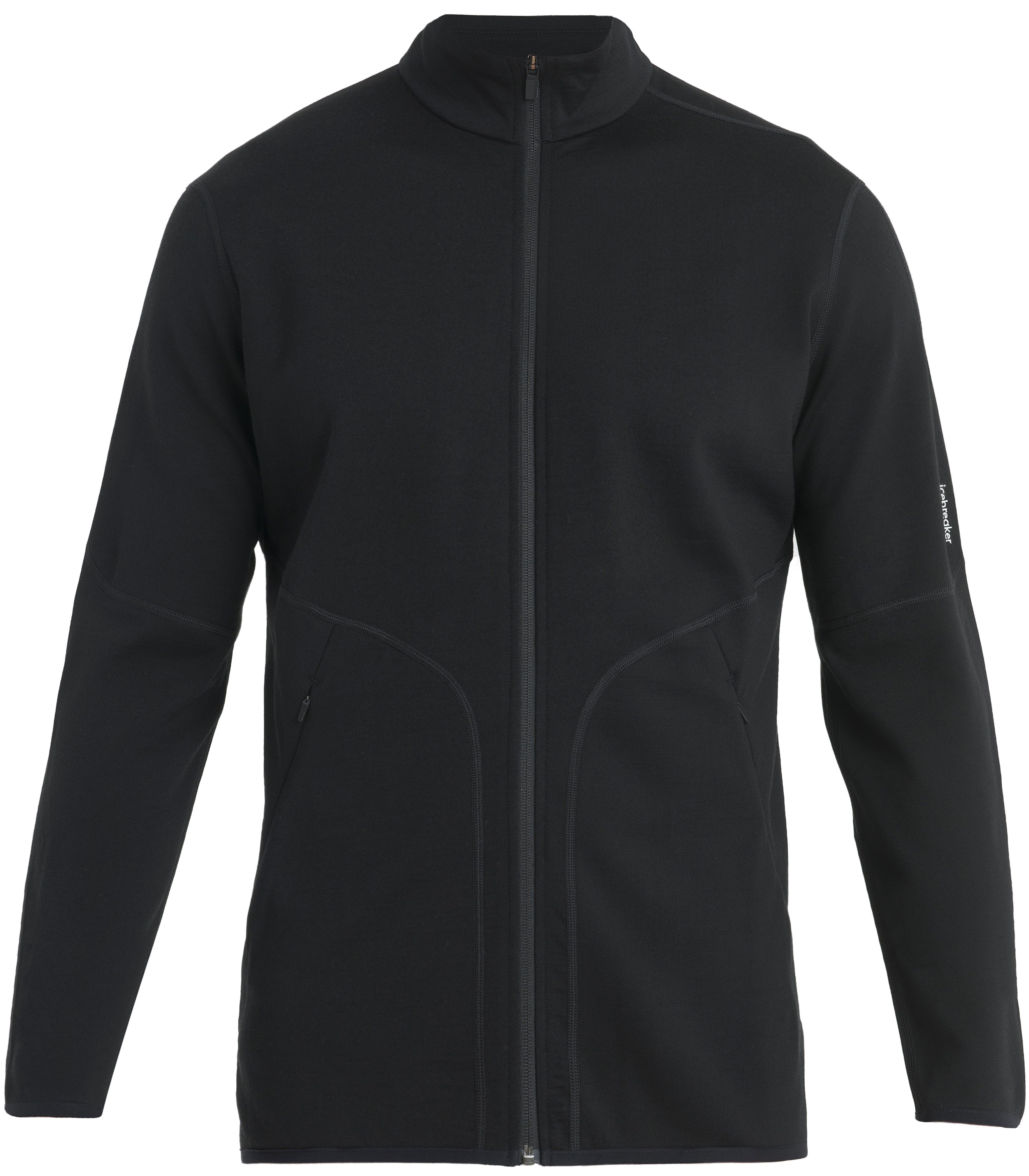 Icebreaker Ms Merino 560 Realfleece Elemental II LS Zip Black