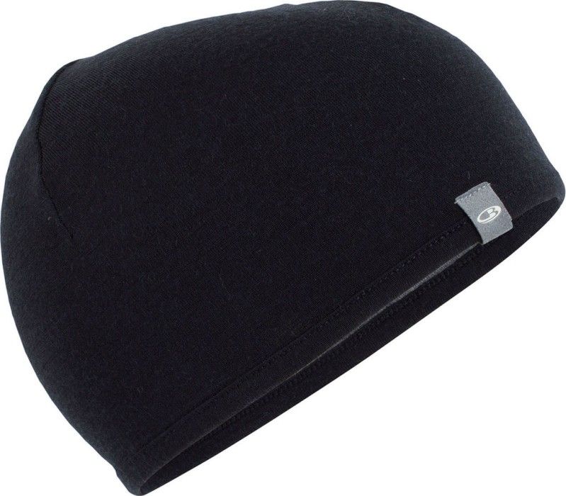 Icebreaker Pocket Hat Black/Gritstone HTHR