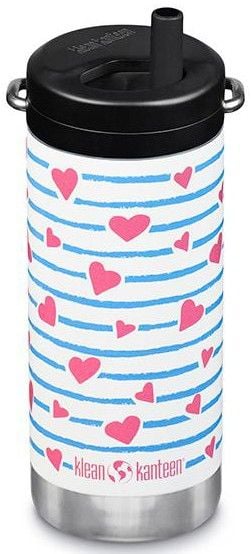 Klean Kanteen TKWide 355ml with Wide Twist Cap Heart Stripe