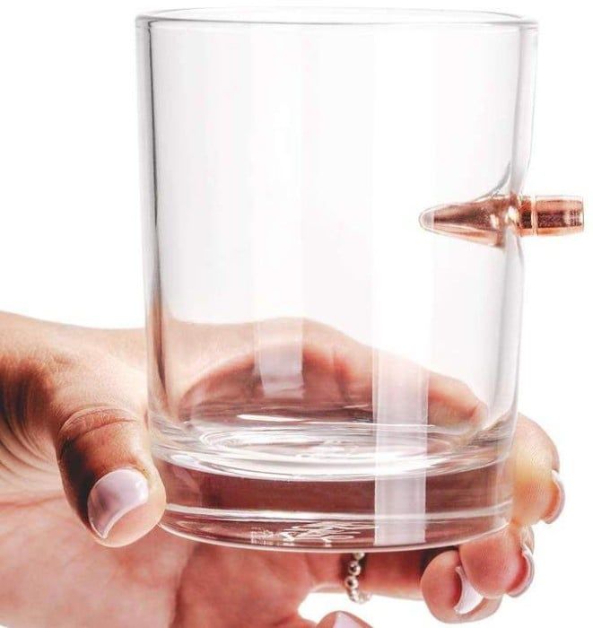 Lucky Shot Whiskyglass 308 win, 30 cl