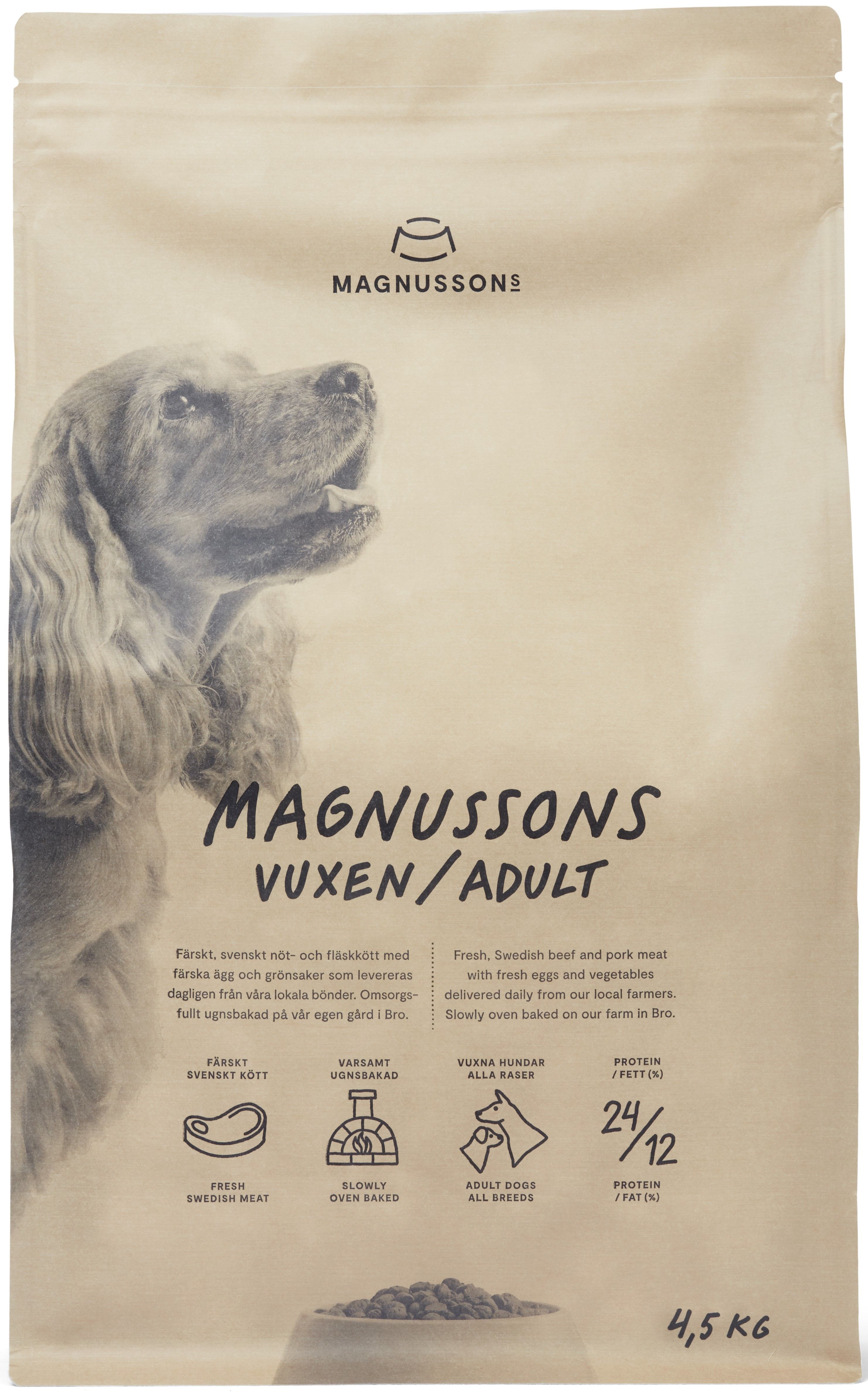 Magnusson Petfood Magnussons Vuxen 4,5 kg