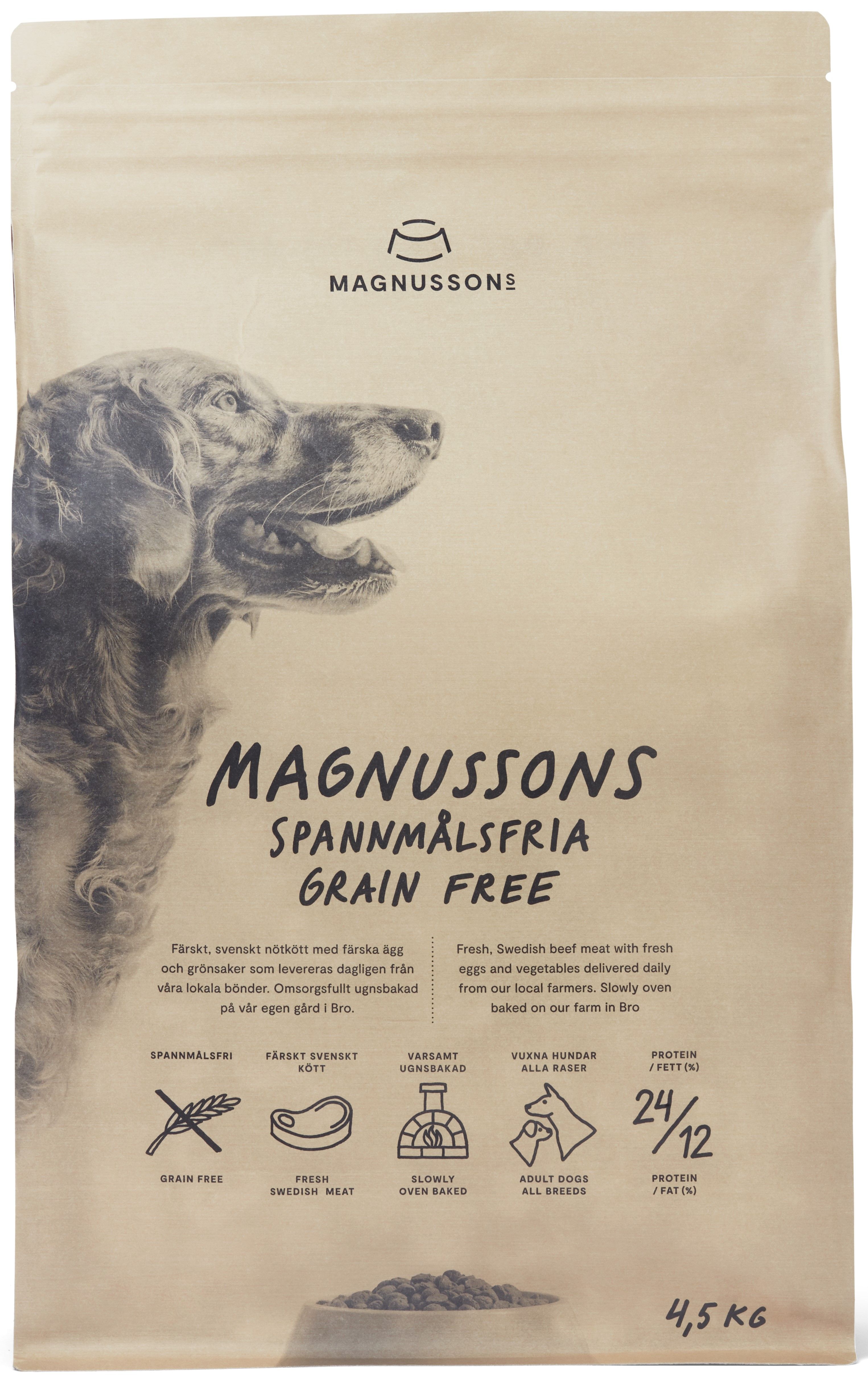 Magnusson Petfood Magnussons Spannmålsfria 4,5 kg