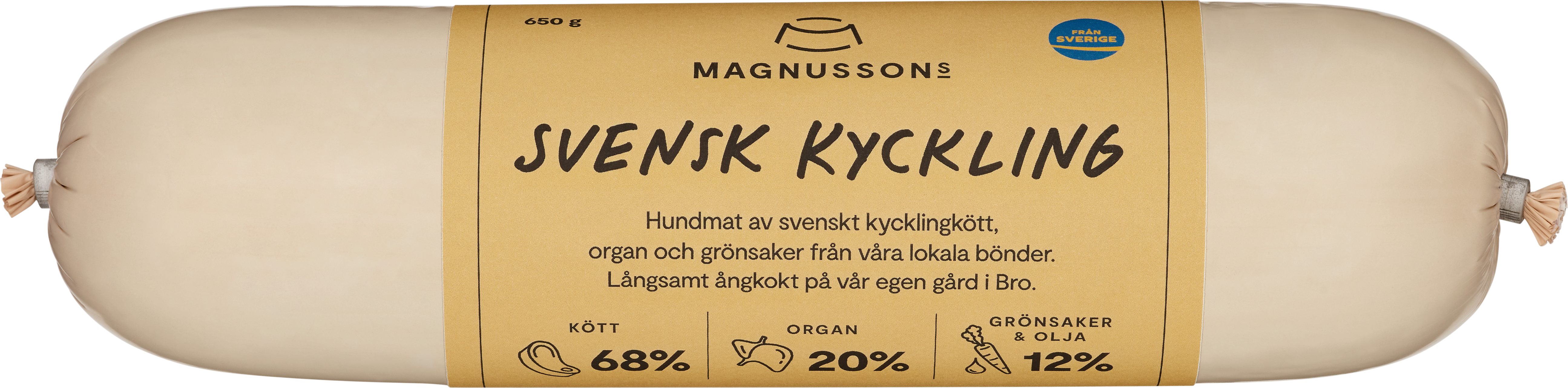 Magnusson Petfood Magnussons Ångkokta Svensk Kyckling