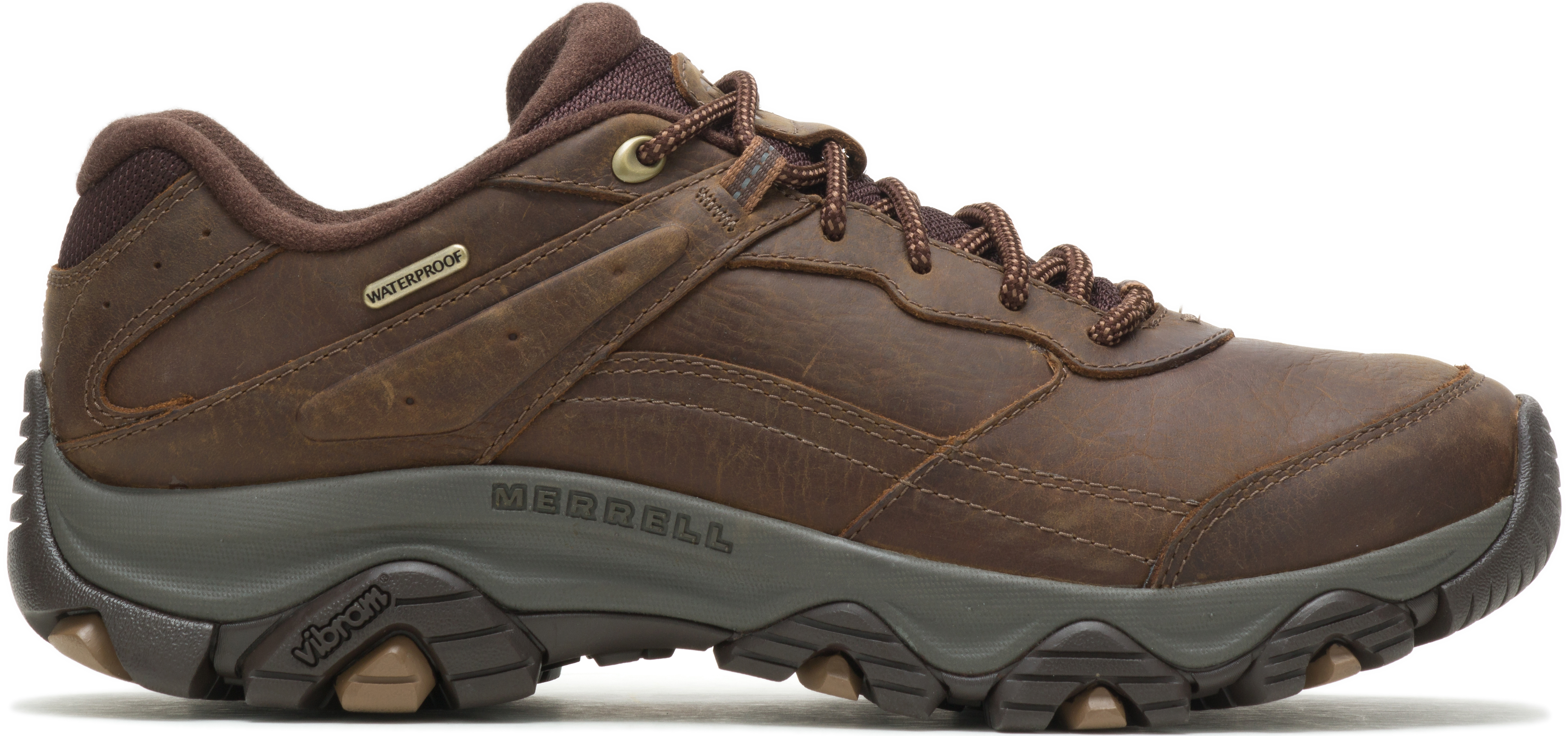 Merrell M's Moab Adventure 3 Low Lace Waterproof Earth