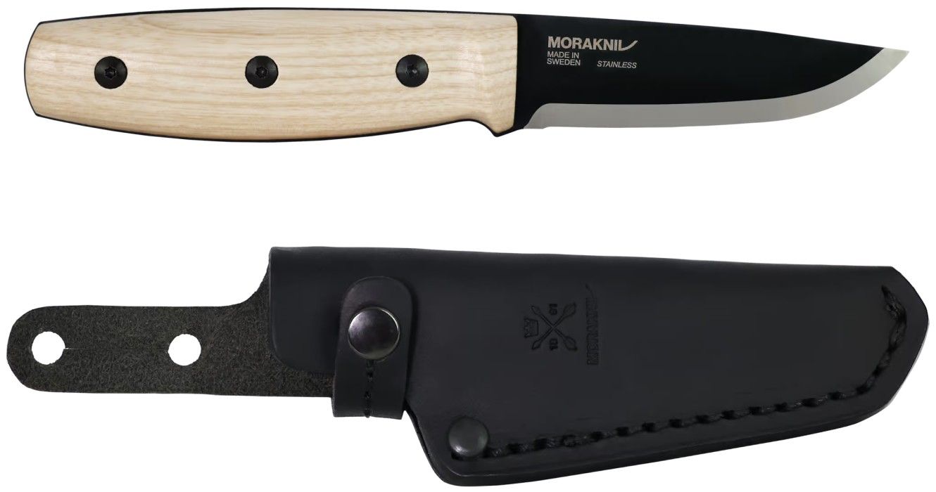 Morakniv Finn Blackblade Ash Wood