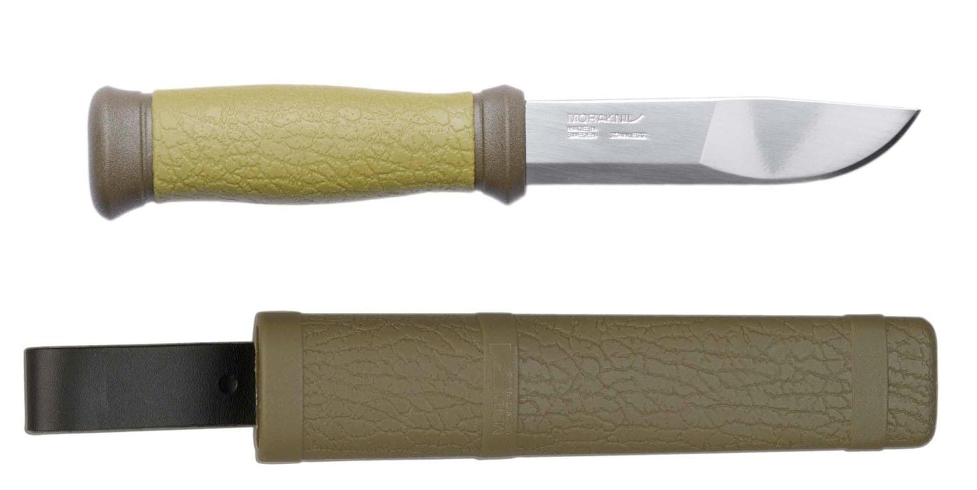Morakniv 2000 Jakt- & Fiskekniv Olivgrön