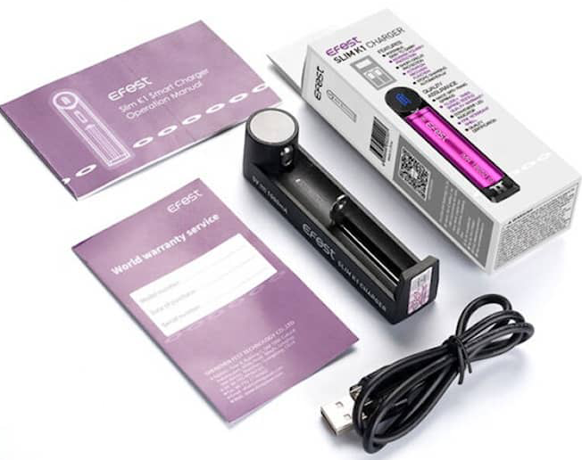 M Tiger Sports USB-lader for 18650/18350-batteri