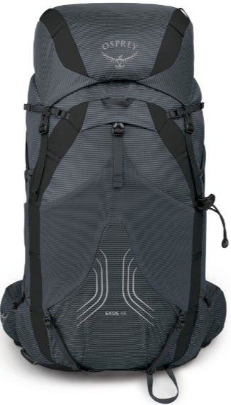 Osprey Exos 48 rinkka, harmaa