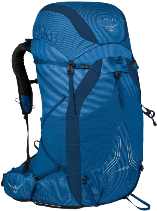 Osprey M's Exos 58L Blue Ribbon