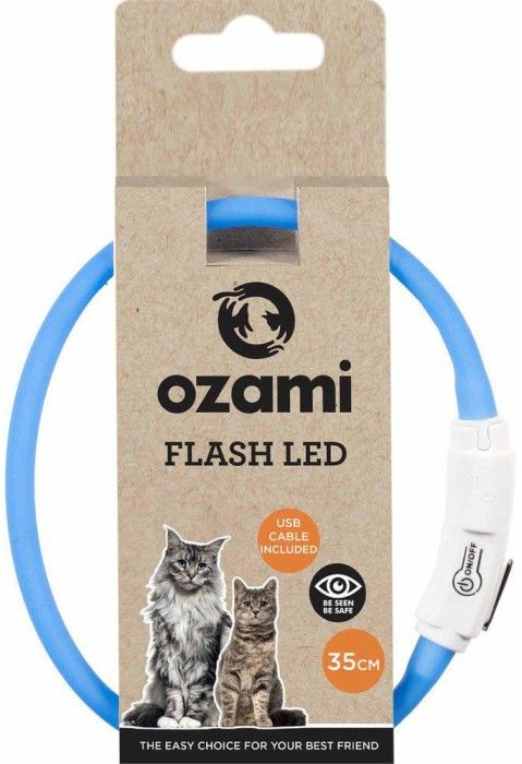 Ozami Halsband Flash Led Blå 35 cm
