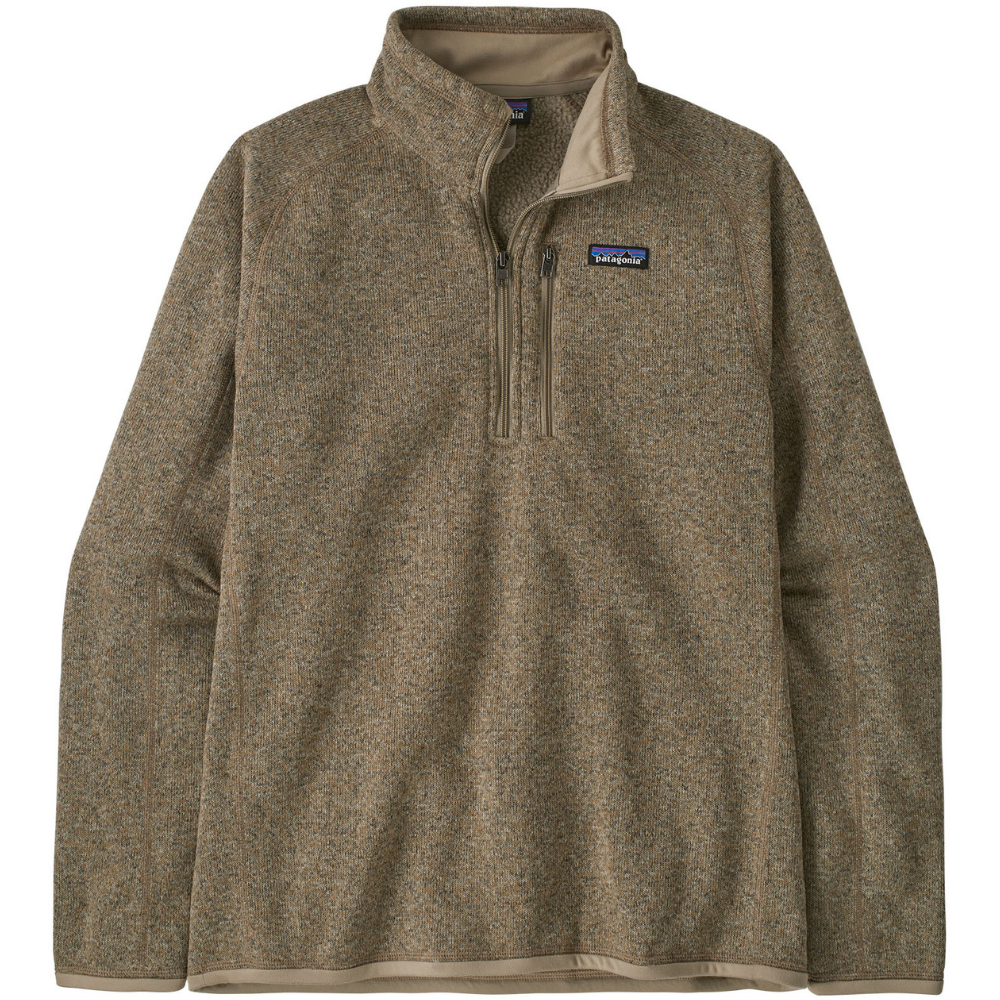 Patagonia M's Better Sweater 1/4 Zip Seabird Grey w/Seabird