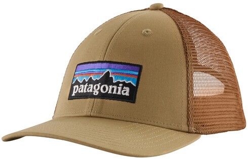 Patagonia P-6 Logo LoPro Trucker Hat Classic Tan