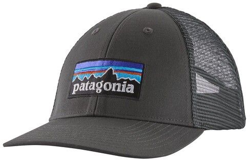 Patagonia P-6 Logo LoPro Trucker Hat Forge Grey