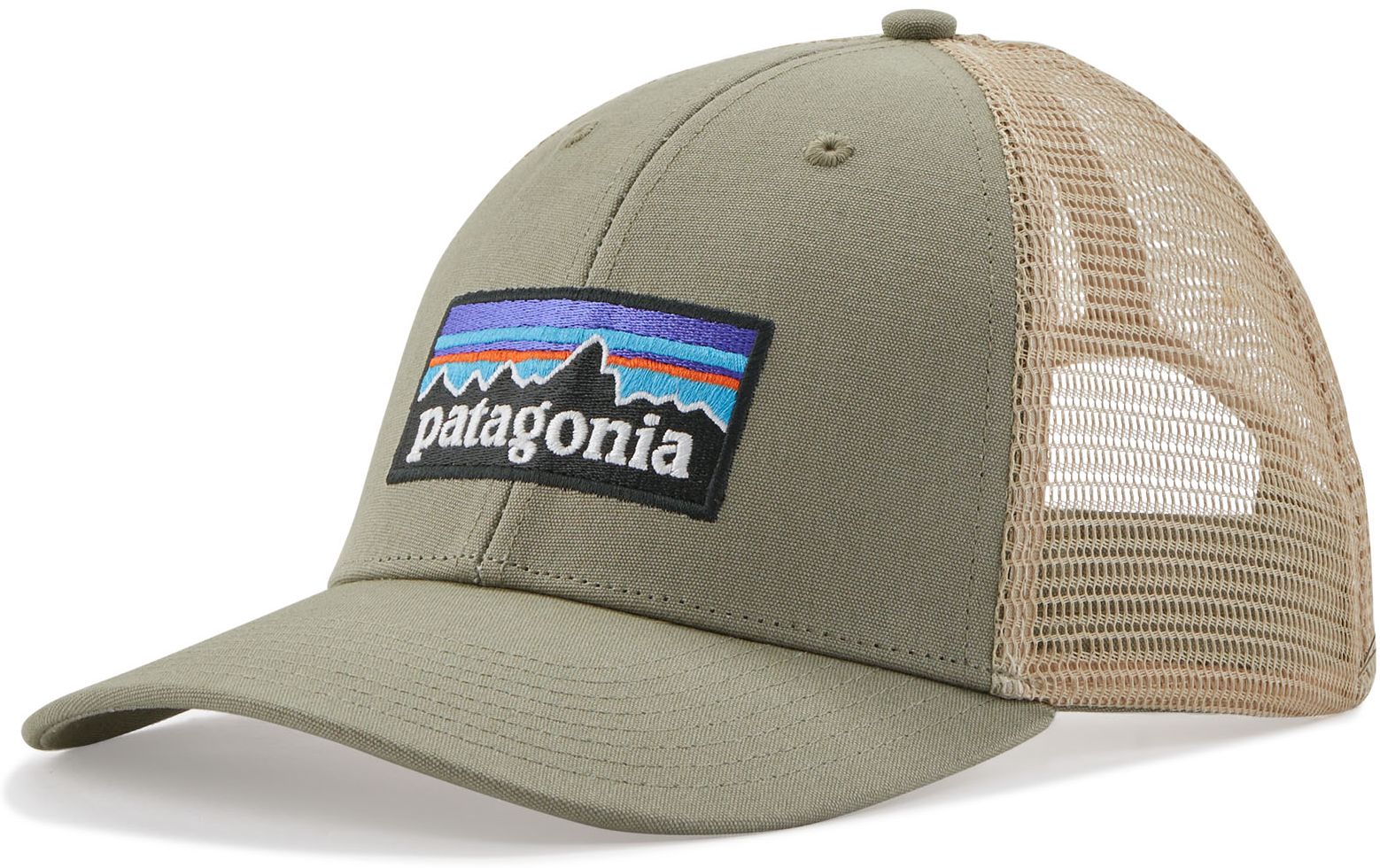 Patagonia P-6 Logo LoPro Trucker Hat Garden Green