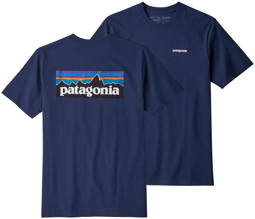 Patagonia M's P-6 Logo Responsibili-Tee Classic Navy (2019)