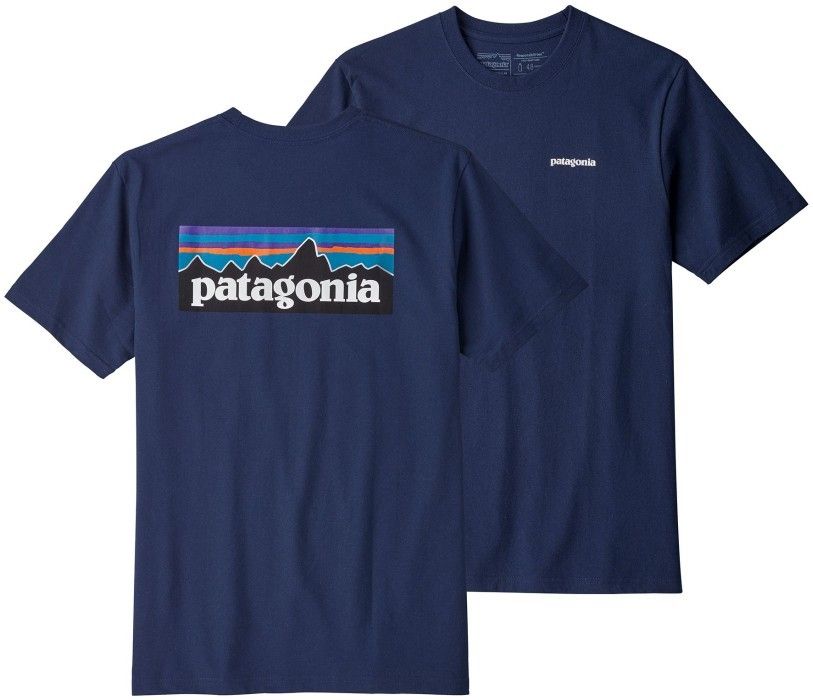 Patagonia M's P-6 Logo Responsibili-Tee Classic Navy