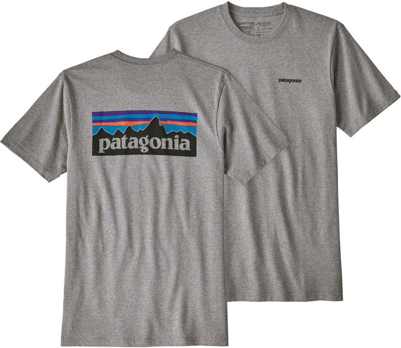 Patagonia M's P-6 Logo Responsibili-Tee Gravel Heather (2019)