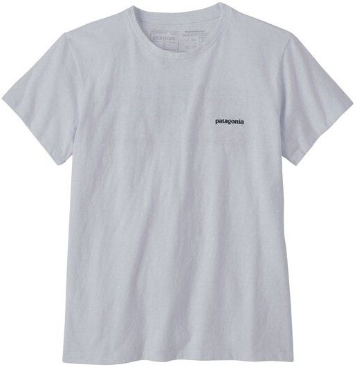 Patagonia W's P-6 Logo Responsibili-Tee White