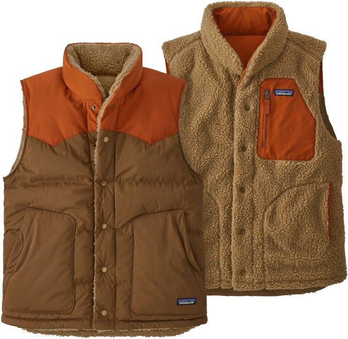 Patagonia M's Reversible Bivy Down Vest Owl