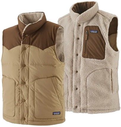 Patagonia M's Reversible Bivy Down Vest Classic Tan