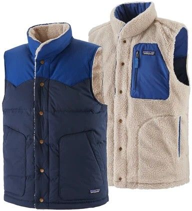 Patagonia M's Reversible Bivy Down Vest New