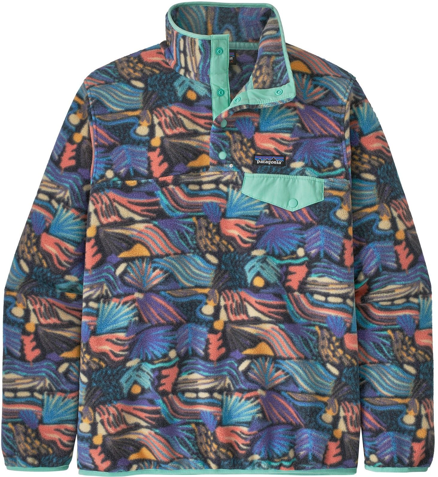 Patagonia W's LW Synch Snap-T Pullover Joy Pitch Blue