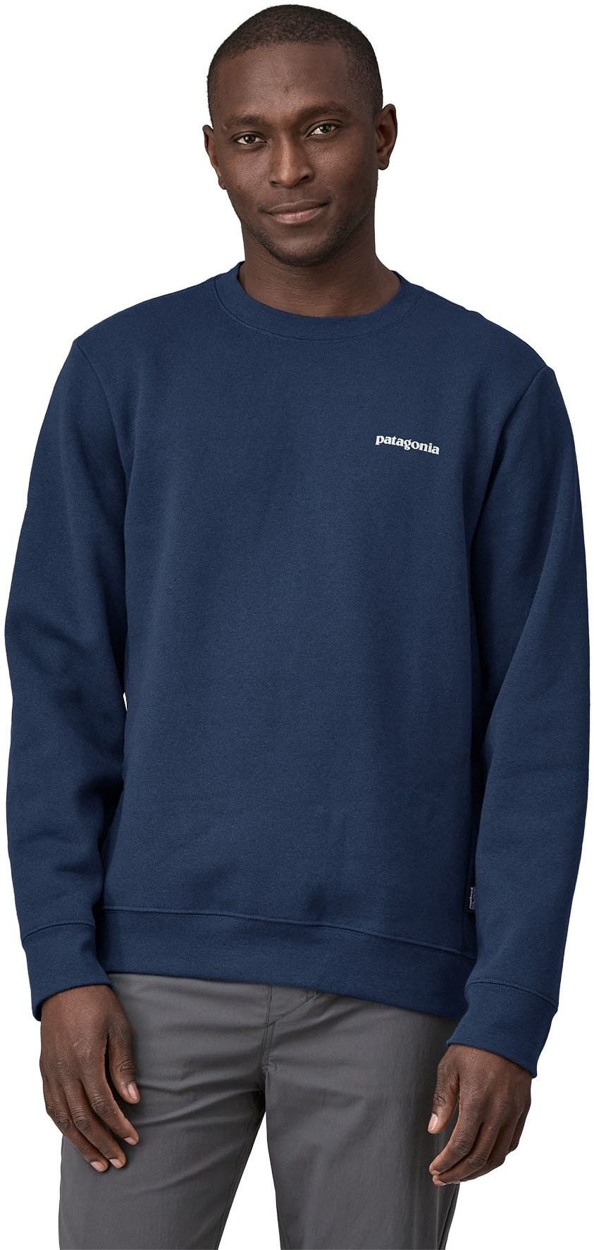 Patagonia Fitz Roy Icon Uprisal Crew Sweatshirt Lagom Blue