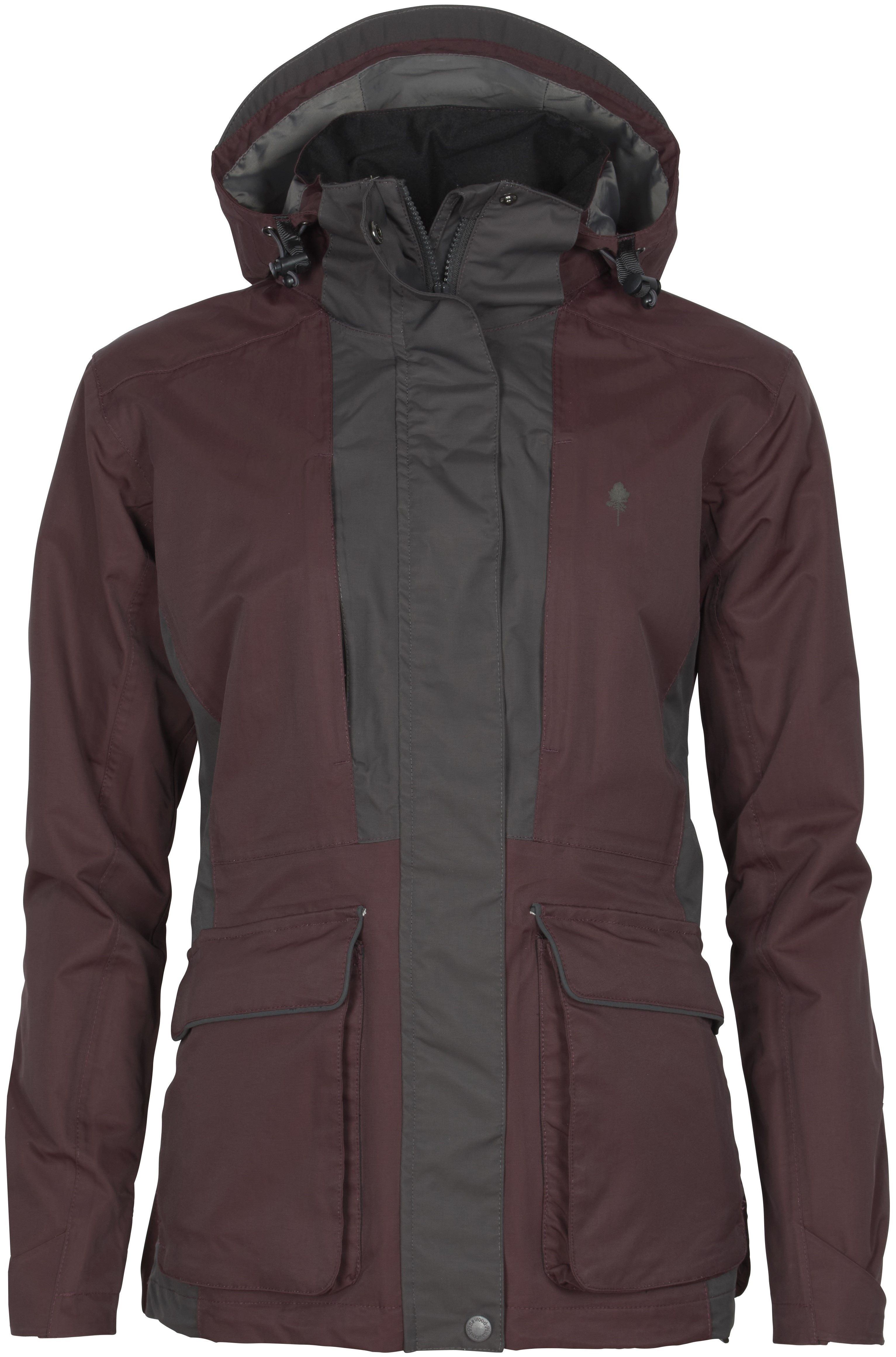 Pinewood W's Dog Sports 2.0 Jacket Earth Plum/Dark Anthracite