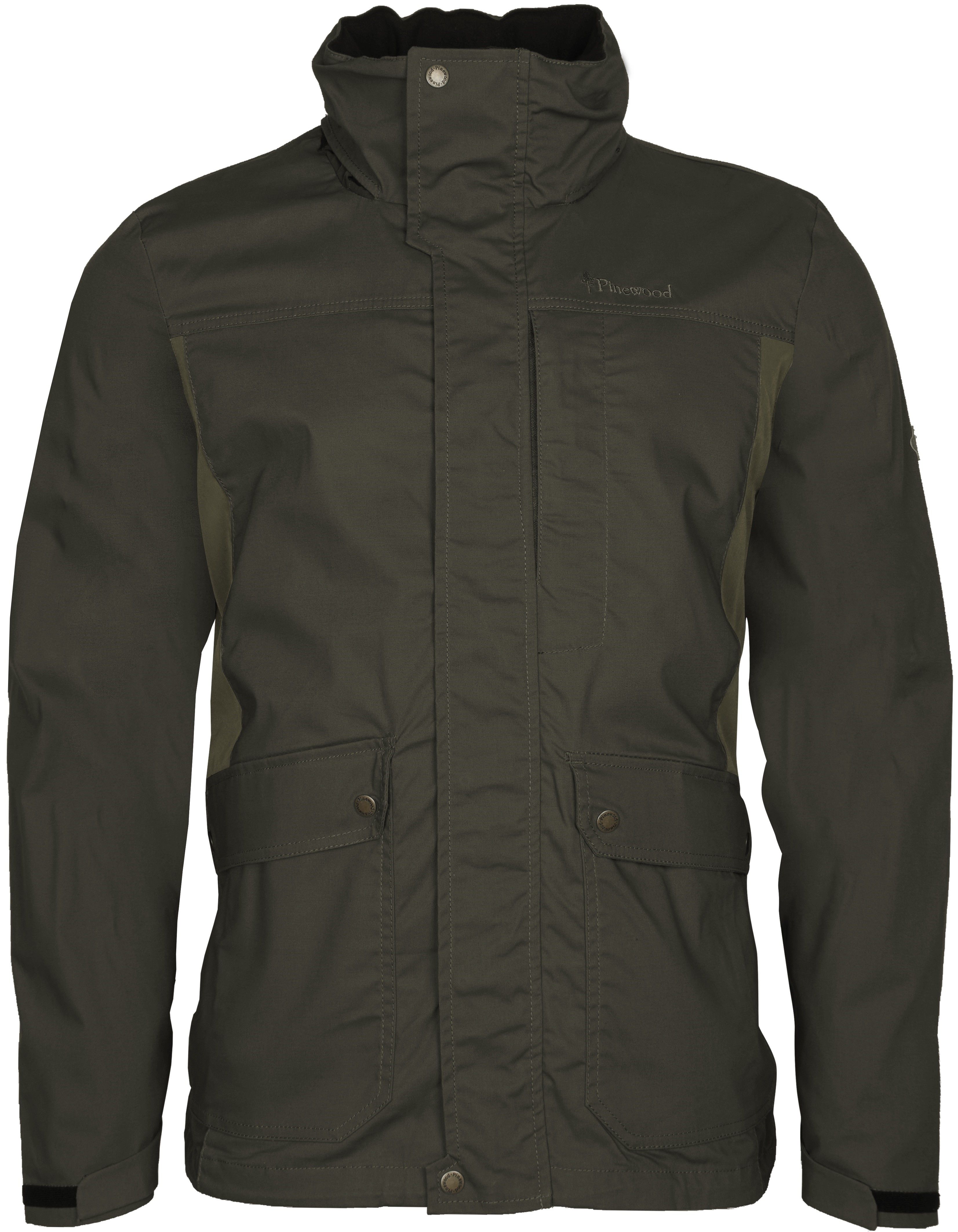 Pinewood Finnveden Trail Hybrid Jacket Dark Olive/Earth Brown