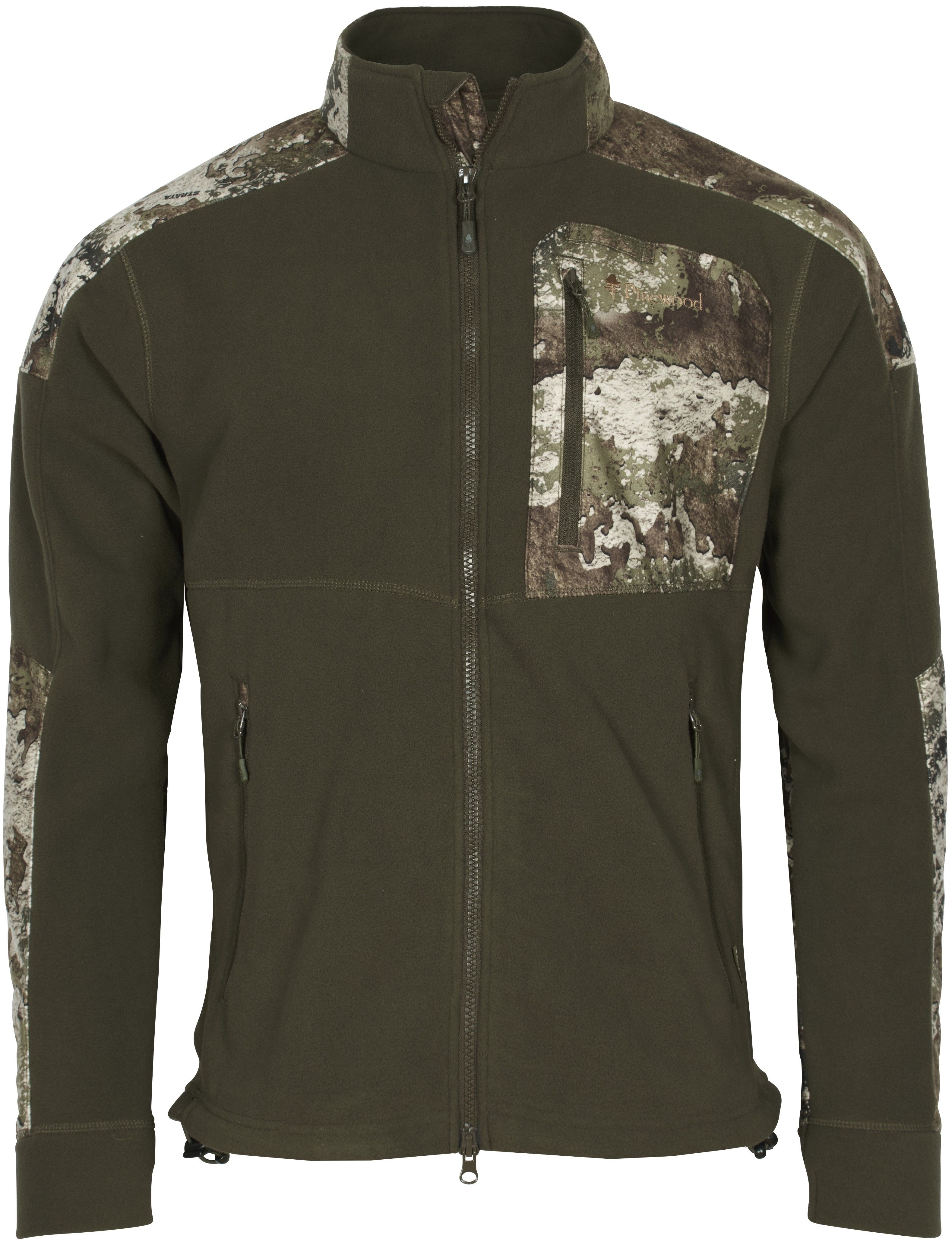 Pinewood M's Småland Hunters Camou Fleece Jacket Hunter Brown/Strata