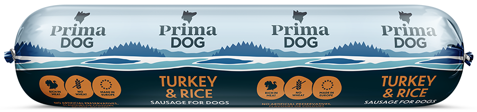 PrimaDog Kalkon & Ris 800g