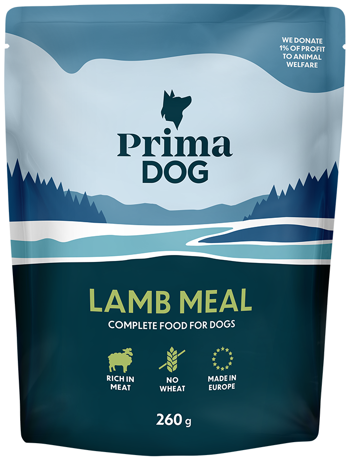 PrimaDog Lamm Måltid 260 G