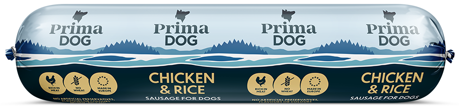 PrimaDog Kyckling & Ris 800g
