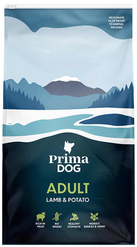 PrimaDog Adult All Breed Lamm & Potatis 10 Kg