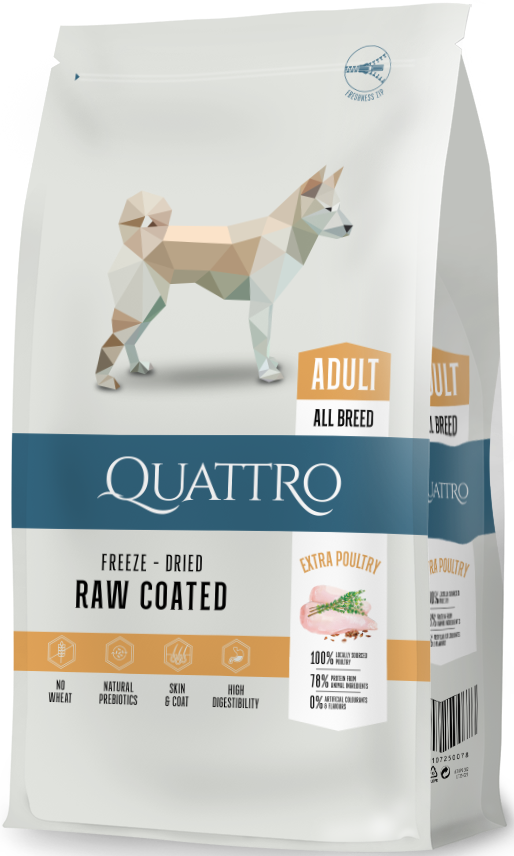 Quattro All Breed with Poultry Adult 12 kg